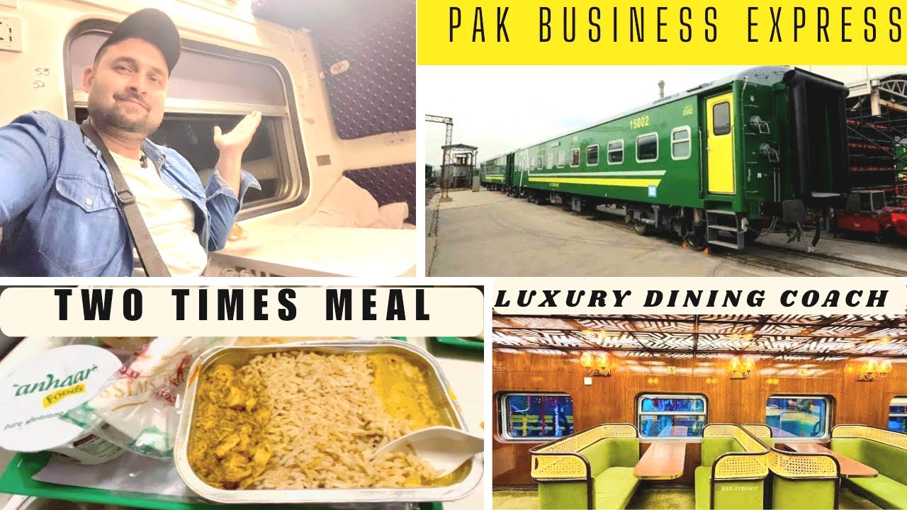 Pak Business Express train| Karachi to Lahore AC standard train| Pak business express ticket price