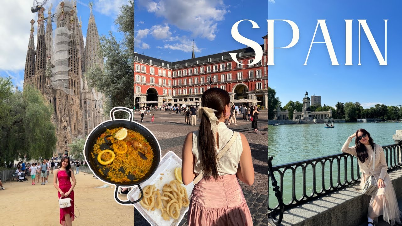 Where to go in Spain | shopping, trying tapas, Sagrada Familia | Madrid & Barcelona | KylaCarylle G.
