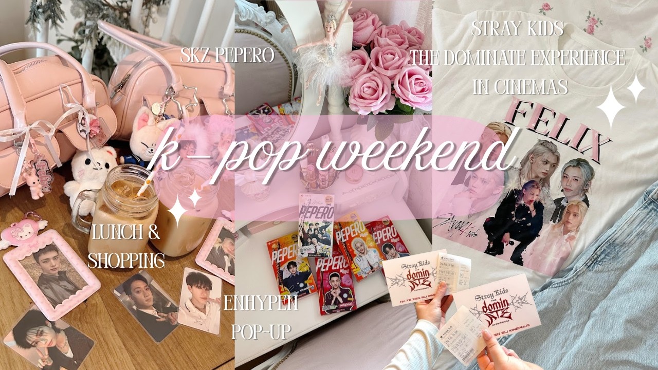 Stray Kids Dominate movie & Enhypen pop-up | Girly k-pop weekend ♡