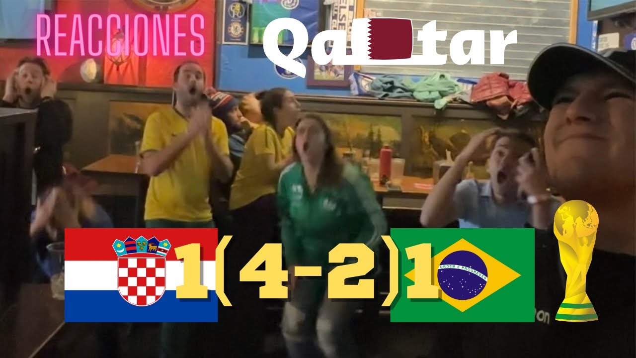 Brasil 1 (2-4) 1 Croacia Reação dos Brasileiros | Mundial Qatar 2022
