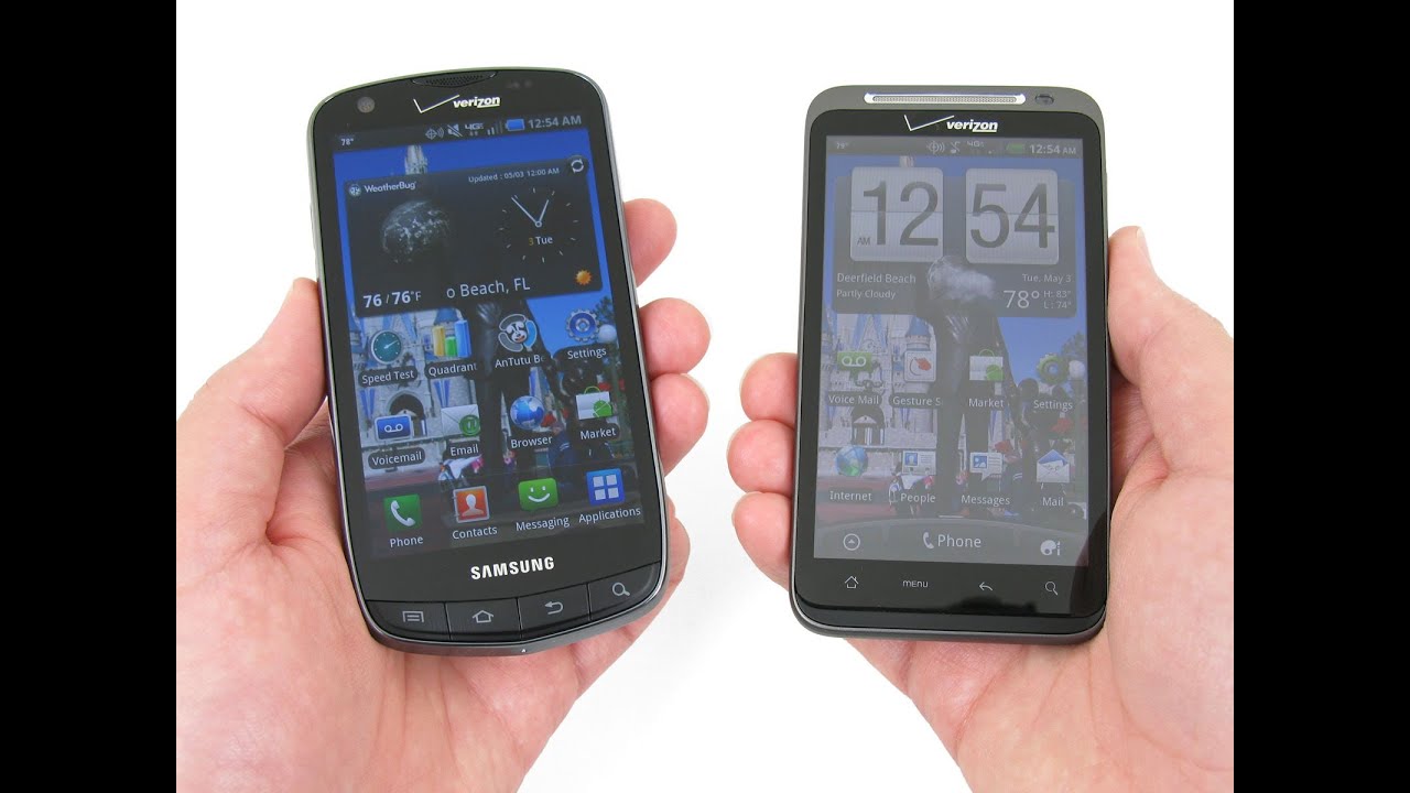 Samsung Droid Charge vs HTC ThunderBolt