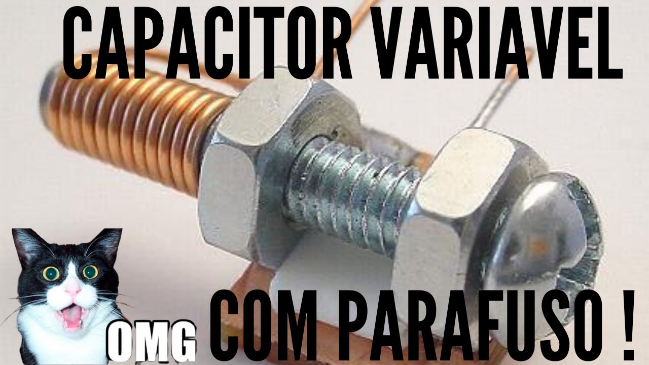 capacitor variavel caseiro