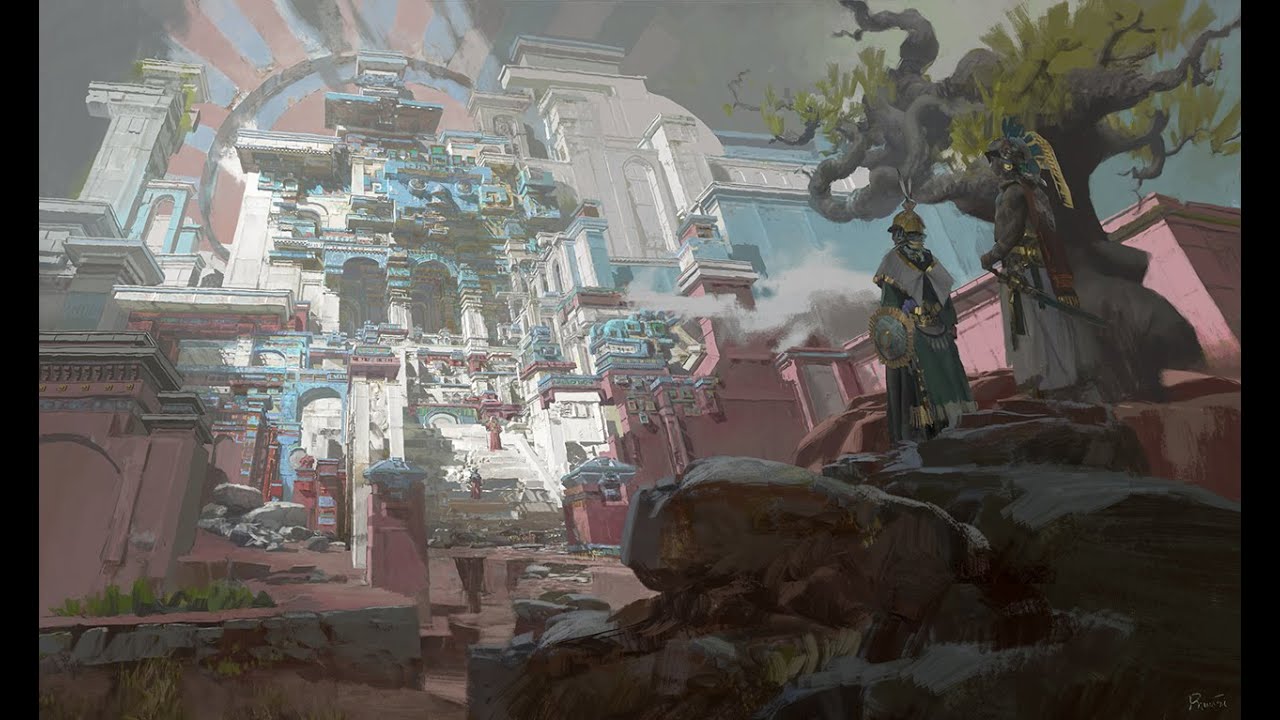 Damaged temple