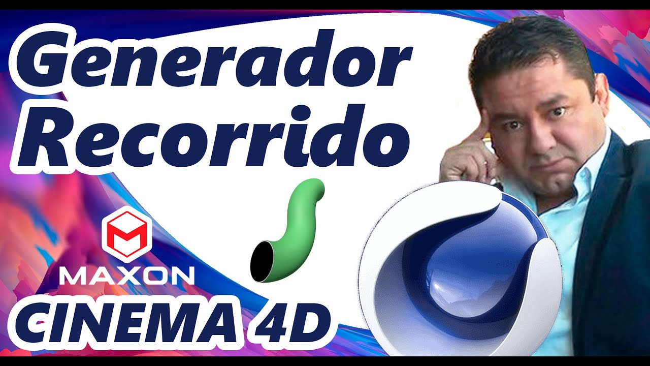 🟢Ejemplo ANIMACIÓN con OBJETO RECORRIDO!!  CINEMA 4D R2023, R25, 226, R27.