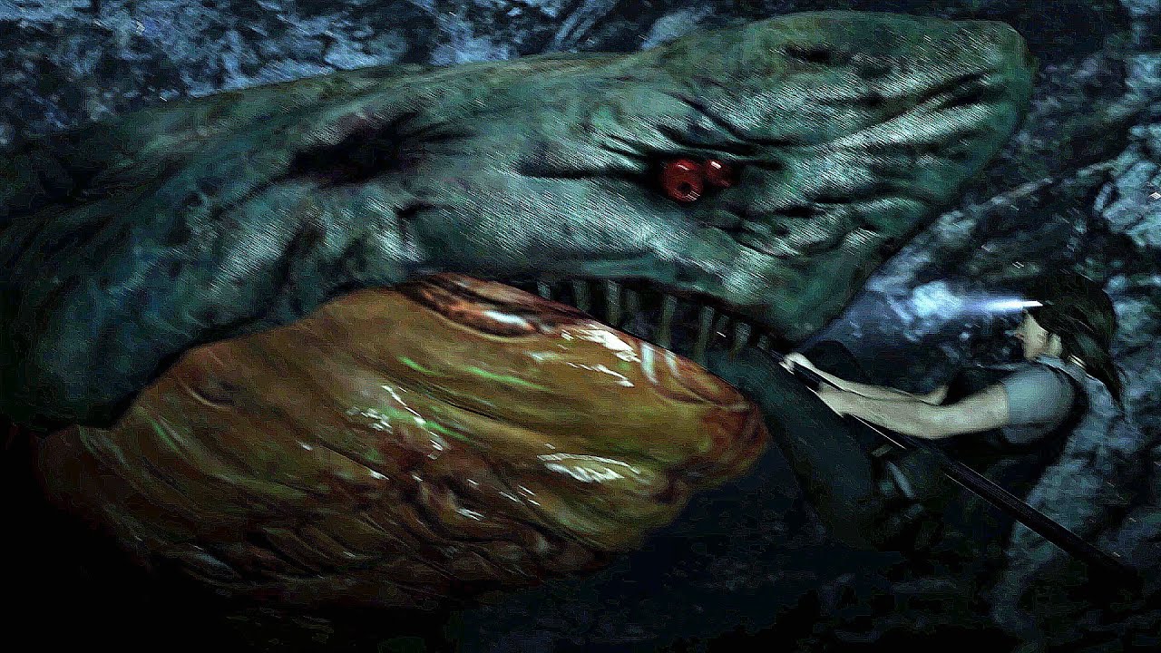 Resident Evil 6 - Shark Boss Fight (4K 60FPS)