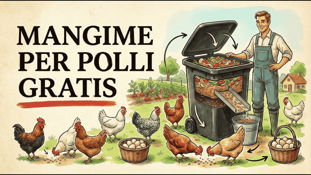 Mangime per Polli GRATIS Tutto l’Anno: Il Metodo che Trasforma gli Scarti in Cibo per il Tuo Pollaio