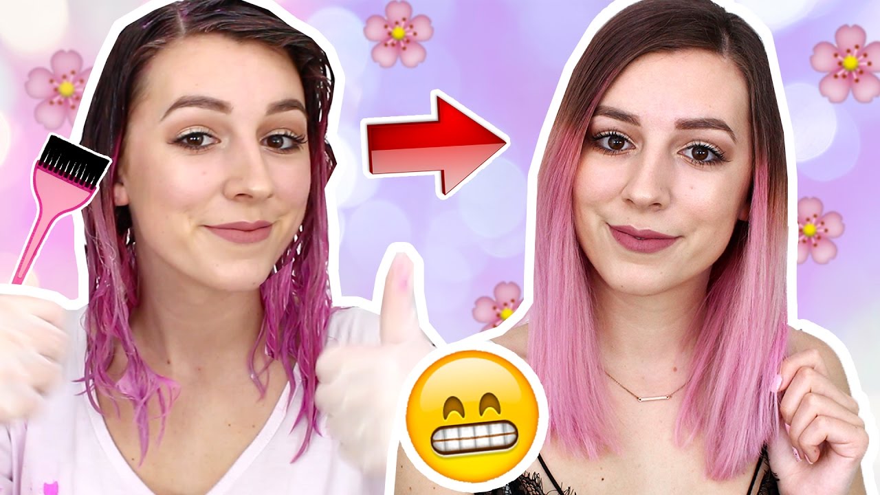 TUTO CHEVEUX ROSES PASTEL / PINK PASTEL HAIR 🌸