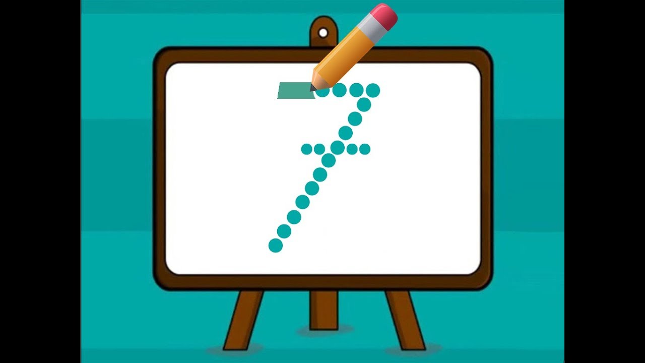 Aprender el número 7 - Videos Educativos
