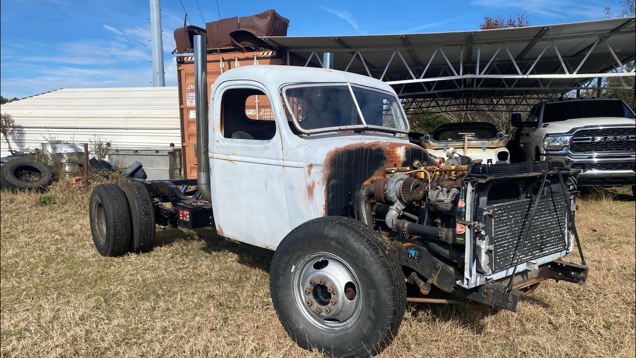 Johnny Cash Cummins power 1940 truck- windshield, door handles, & vintage mooneyes steering wheel.