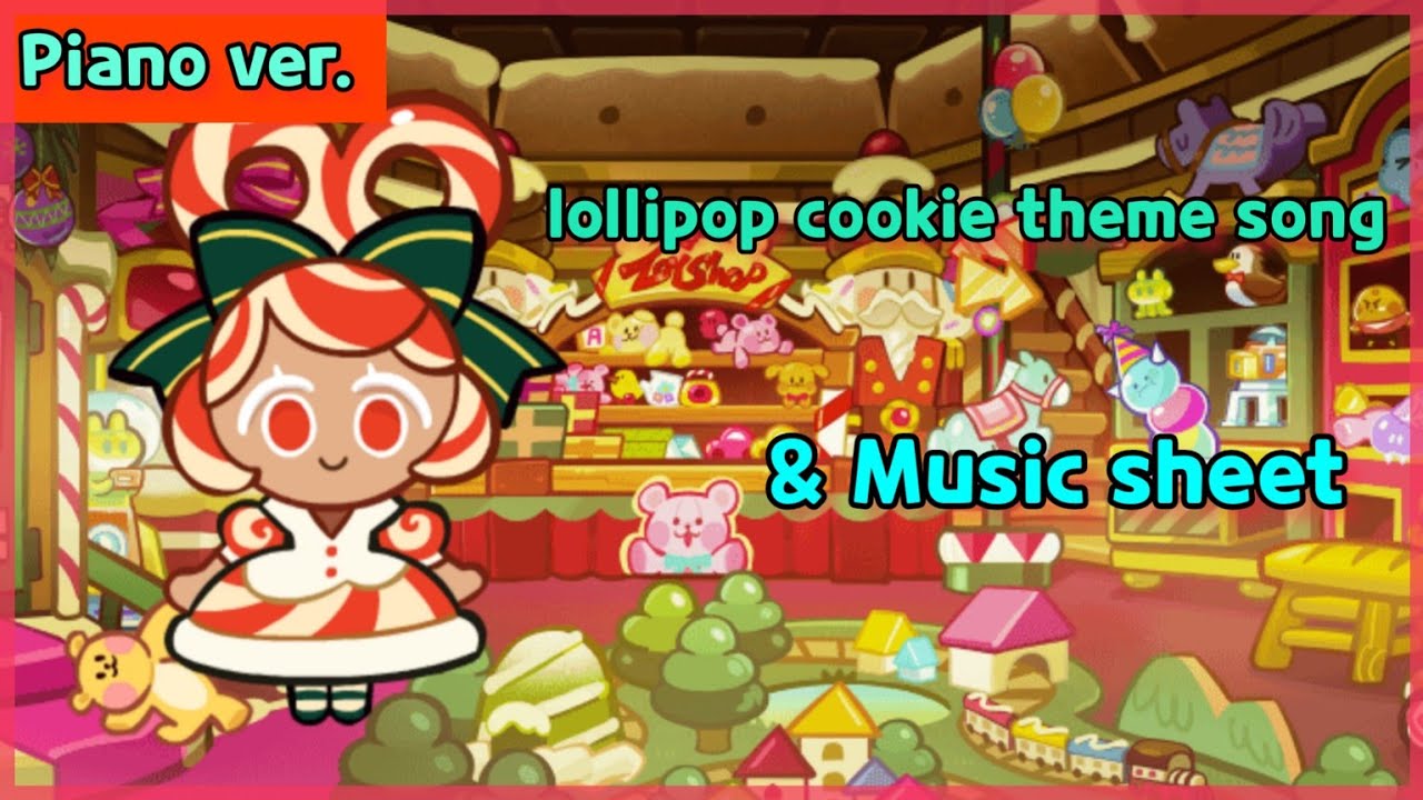 Cookierun : Ovenbreak - Lollipop cookie trial's Theme song | Piano ver. |