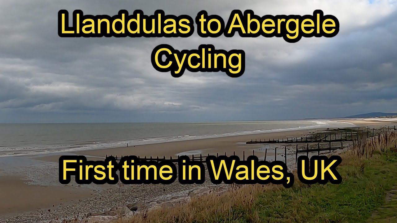 Day 4 - Llanddulas Beach to Abergele on cycle | Llandudno, Wales, UK