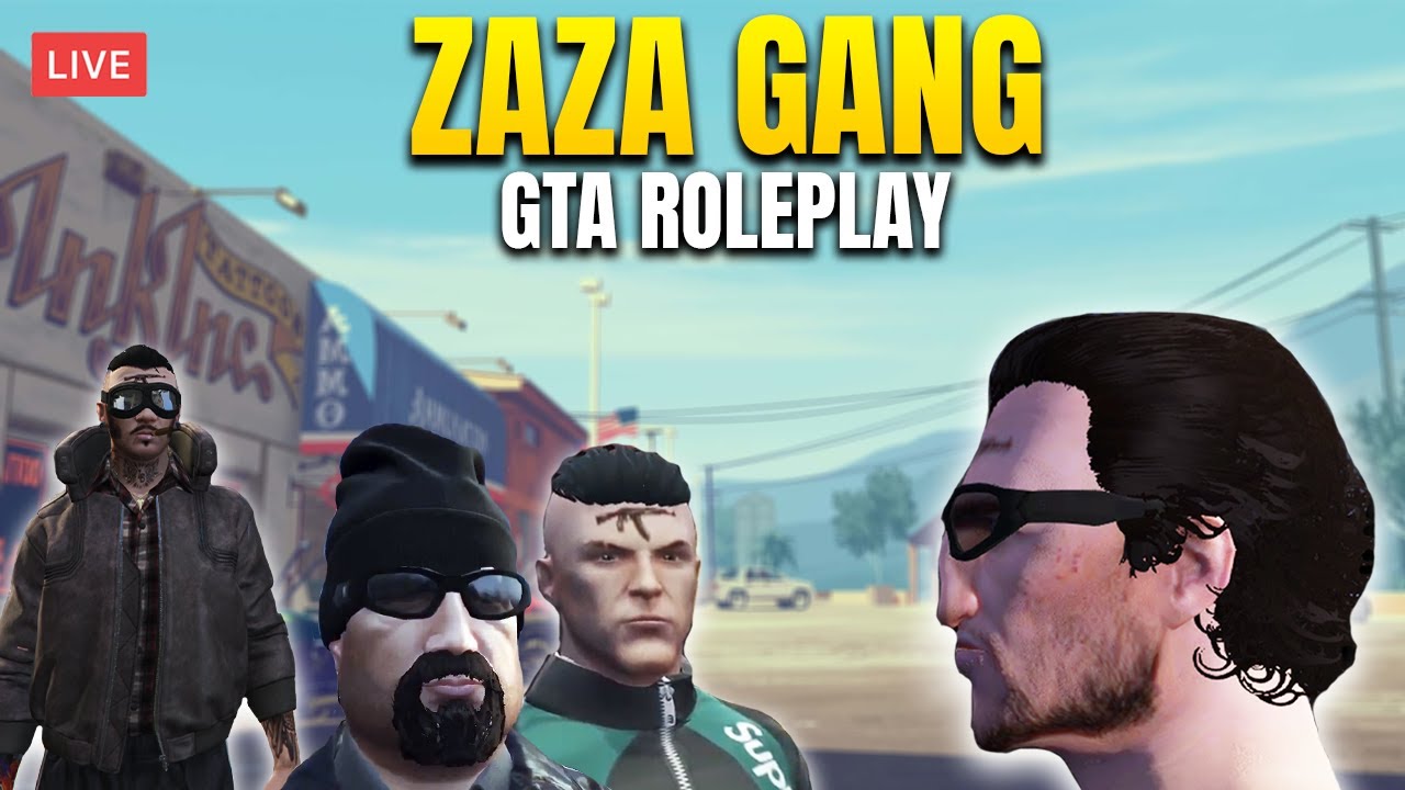 🔴GTA Roleplay - ZAZA GANG ON TOP !giveaway