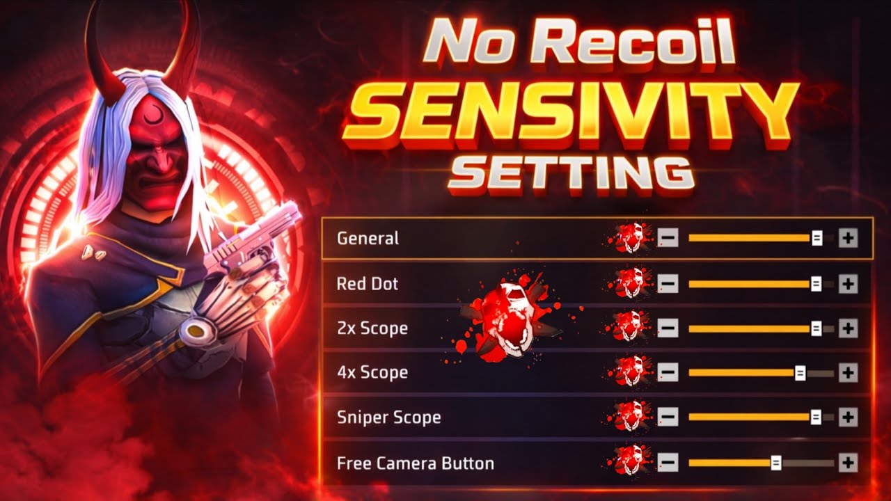 🇧🇷 Best Sensitivity for All Phones 2026 | 99% Headshot No Recoil Setting Free Fire