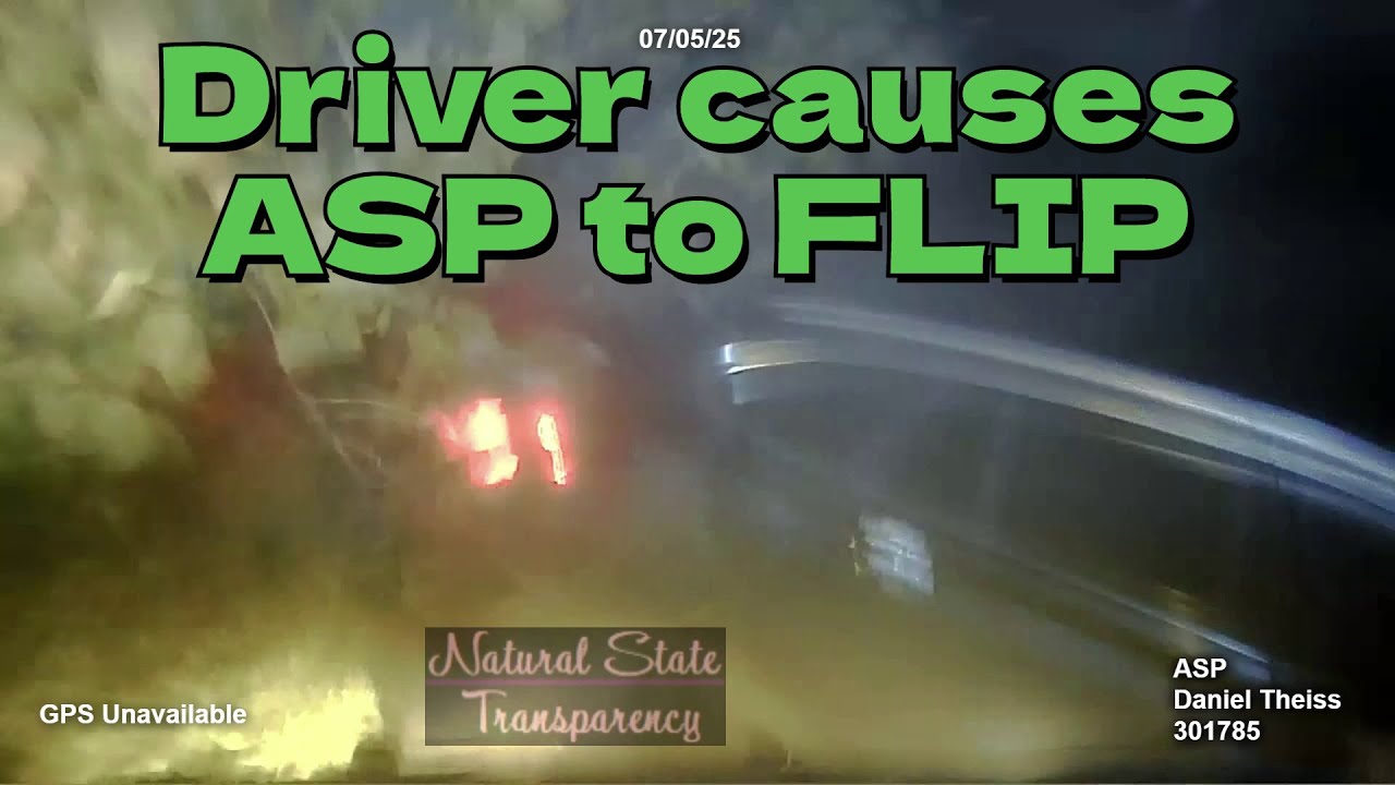 Pursuit/TVI/Crash AR-128 Lonsdale Garland Co Arkansas State Police Troop K, Traffic Series Ep. 1578