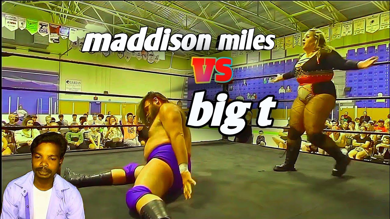 🔥Maddison Miles vs Big T 🔥 Intergender Wrestling Full Match | Power vs Speed Showdown #match 