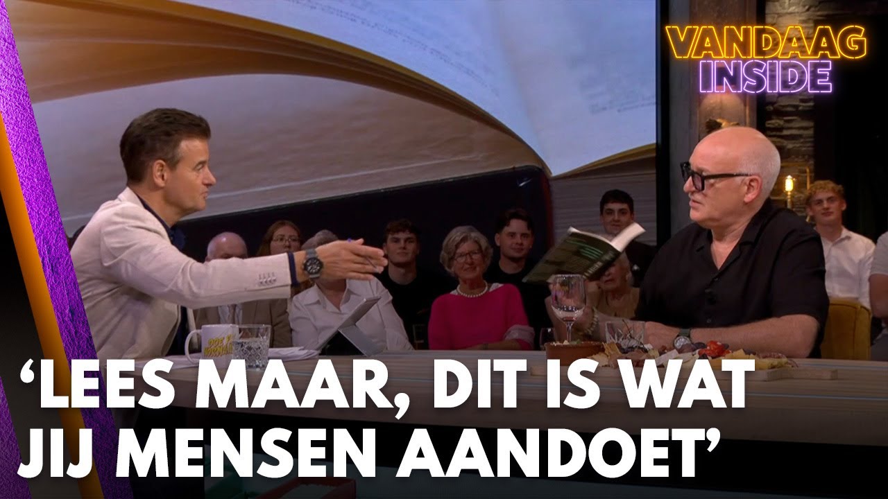 Ren&eacute; van der Gijp tegen Wilfred Genee: 'Lees maar voor, dit is wat jij mensen aandoet'