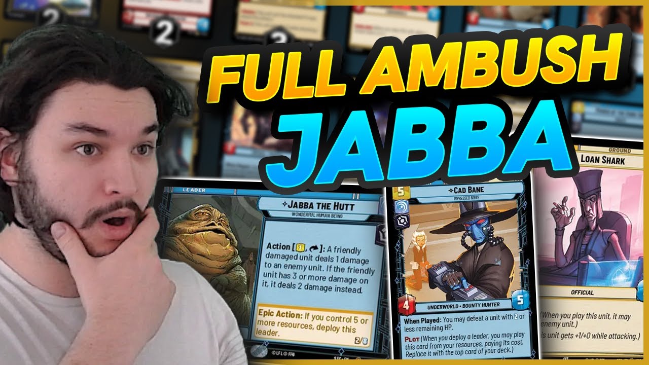 Absolutely INSANE FULL AMBUSH JABBA! | Star Wars Unlimited