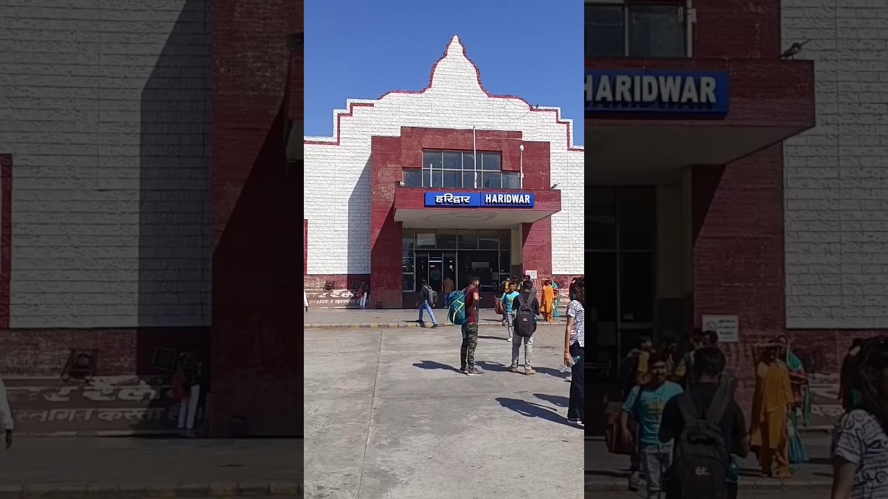 haridwar railway station #haridwar #harharganga