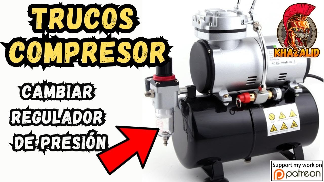 🌟TRUCOS AEROGRAFIA🌟Cambiar REGULADOR DE PRESIÓN fácil y sencillo