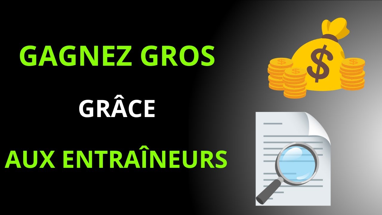 Les entraîneurs jouent aux pronostiqueurs, et vous pouvez en profiter !