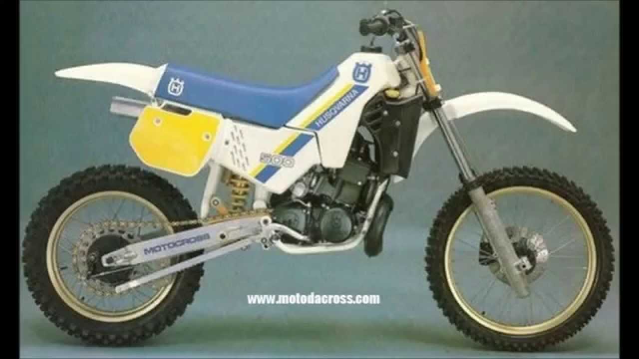 Evolution of Husqvarna cr 400-430-500 from 1970 to 1989.