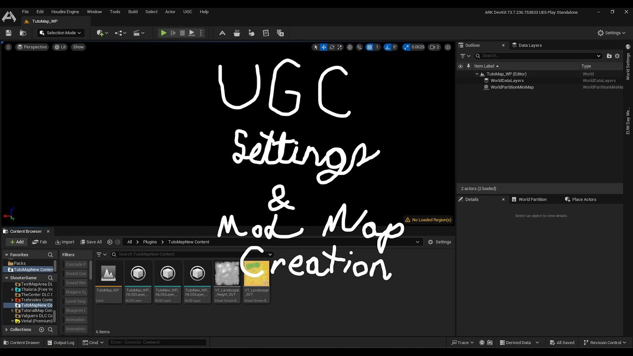 Ark Devkit - UGC Settings and Mod Map Creation (Ascended 5.5)
