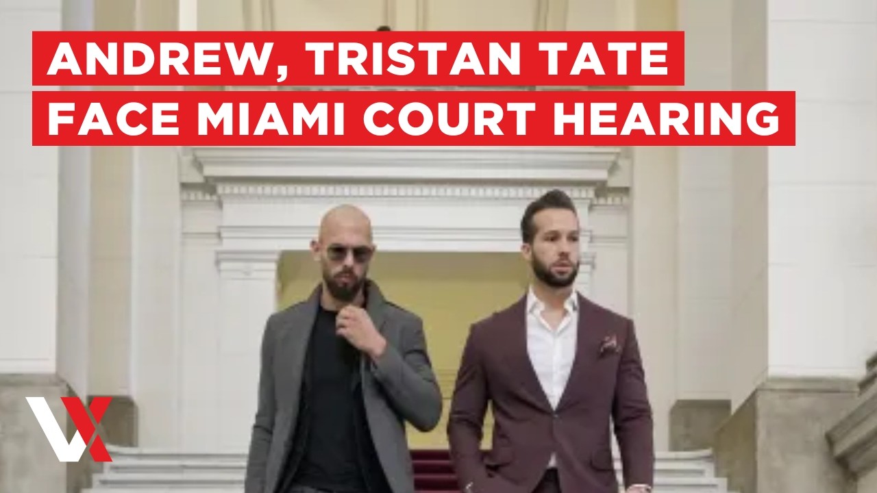 LIVE | Andrew, Tristan Tate Face Miami Court Hearing | VERTEX