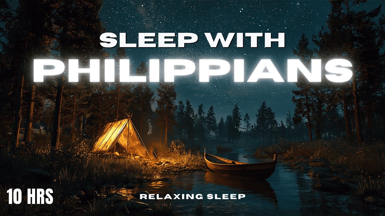 Relaxing Bible Reading of Philippians for Stress Relief, Deep Sleep, Stop Overthinking & Relaxation