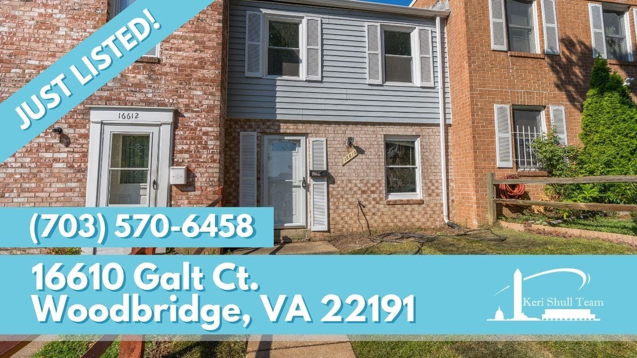 WOODBRIDGE, VA HOME FOR SALE 16610 Galt Ct, Woodbridge, VA 22191 (703-570-6458)