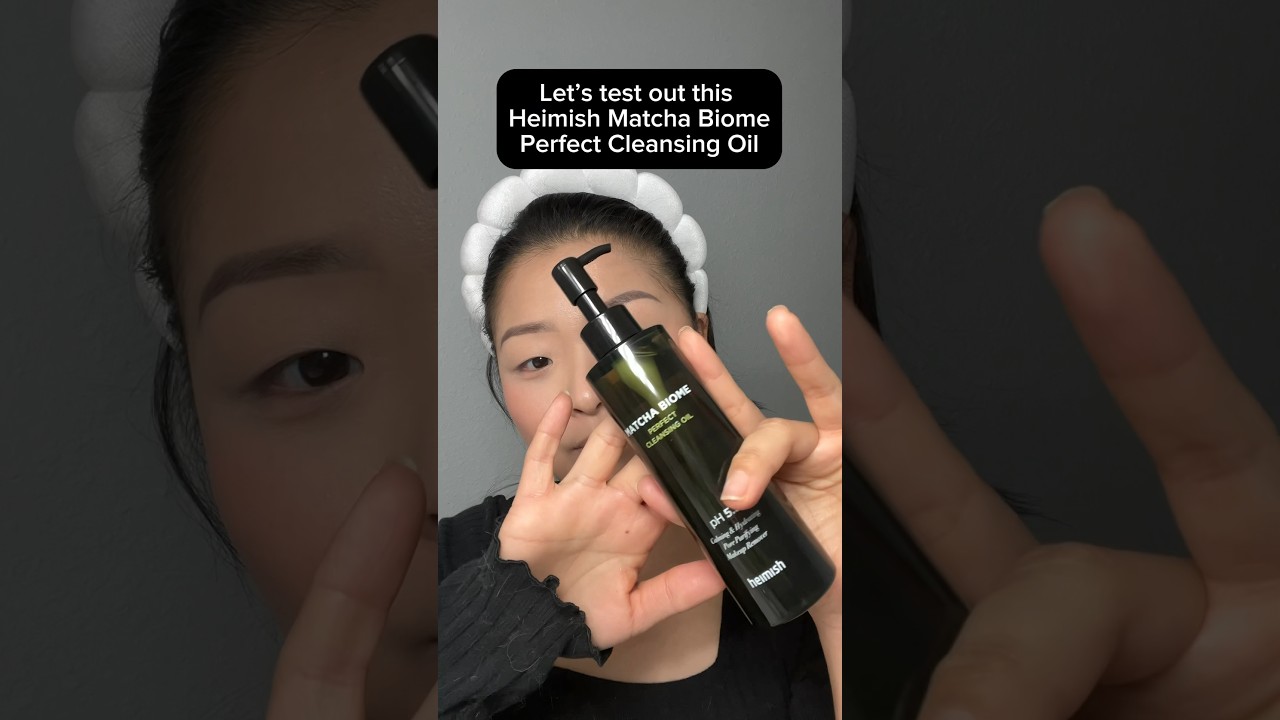 Heimish Matcha Cleansing Oil ✨🫶🏼 #heimish #skincare #koreanskincare #cleansingoil #giftedcollab
