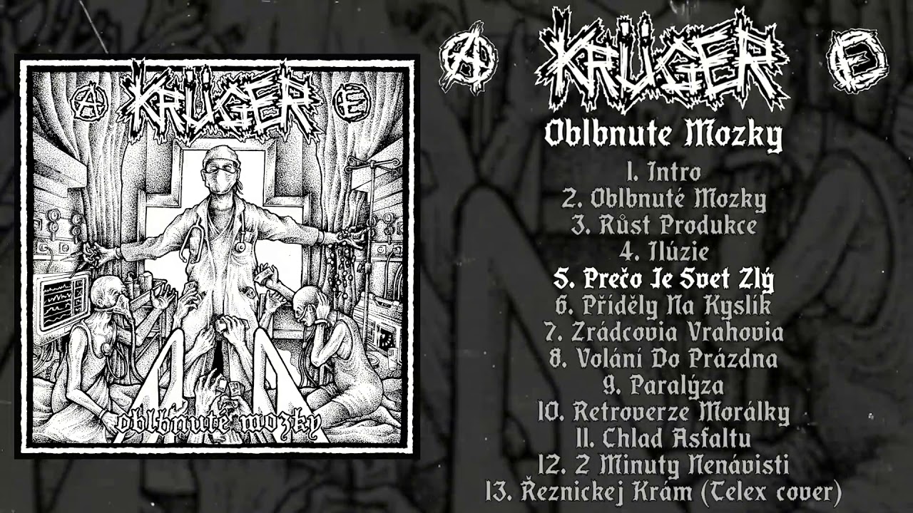 Krüger - Oblbnuté Mozky LP FULL ALBUM (2018 - D-Beat / Crust Punk)‎