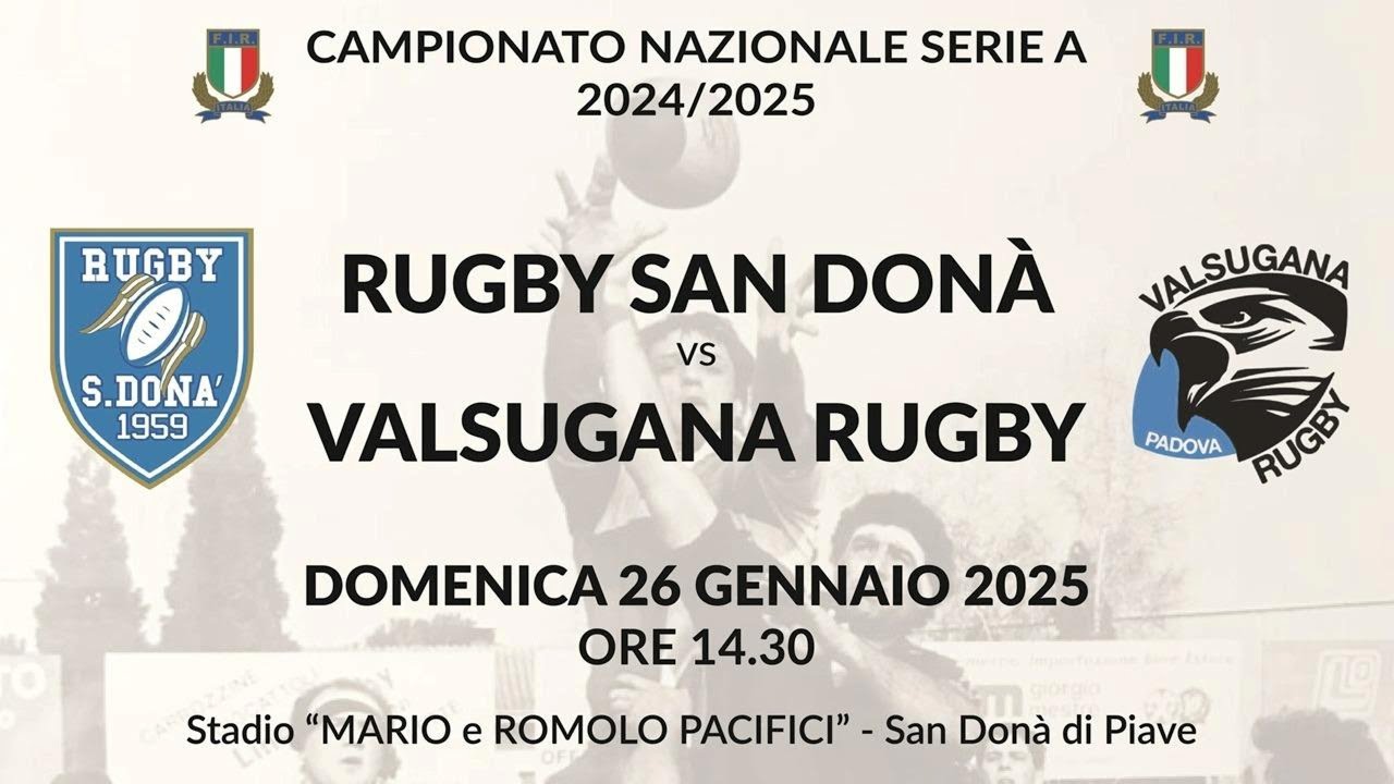 RUGBY SAN DONA' vs VALSUGANA RUGBY