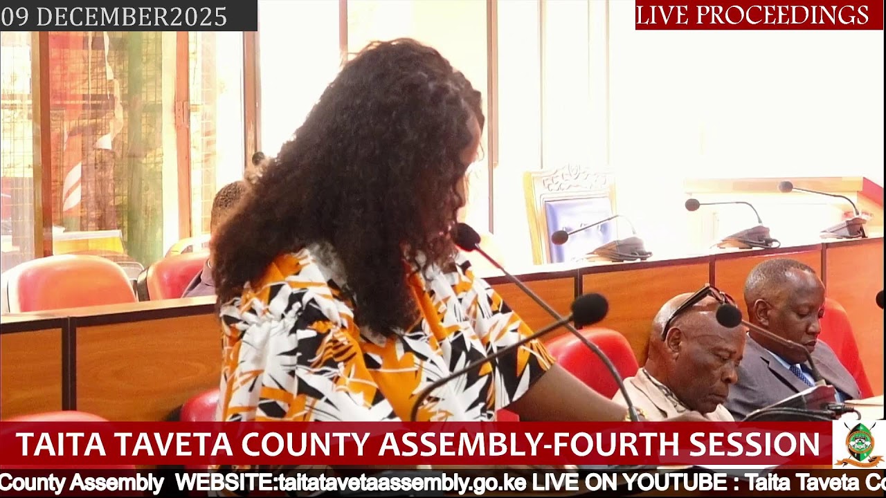 TAITA TAVETA COUNTY ASSEMBLY LIVE PROCEEDINGS 09 December 2025.