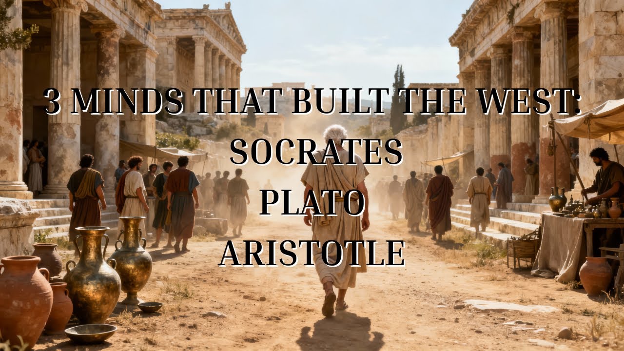 3 Minds That Built the West: Socrates, Plato, Aristotle
