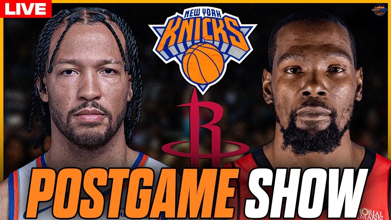 The Knicks SHOCK the Rockets! | POSTGAME SHOW