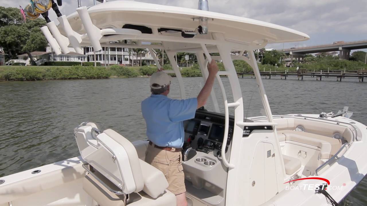 Boston Whaler 230 Outrage (2016-) Features Video - By BoatTEST.com