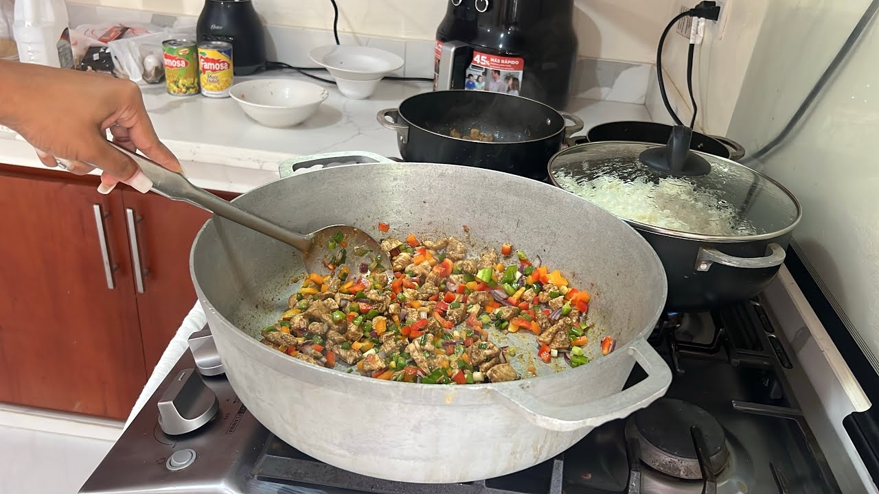 Preparé un shofan para comer en familia