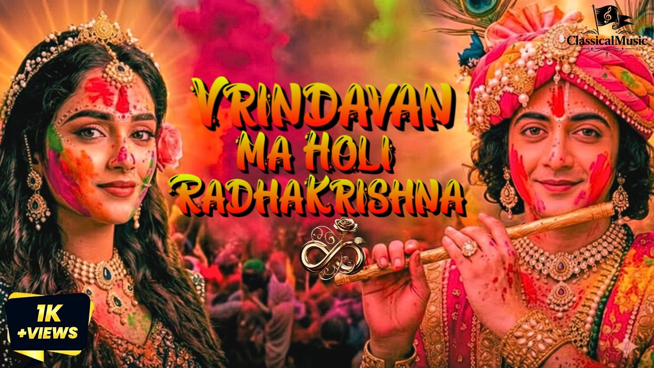 Vrindavan Ma Holi Khala Nandlala 🌸 | वृंदावन मा होली खेला नंदलाला 🎨 | Radha Krishna Holi Bhajan 2026