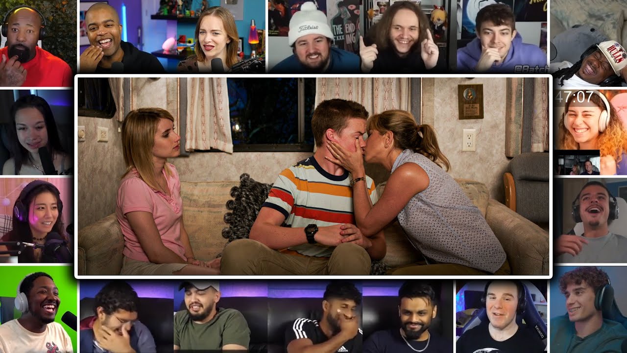Teaching Kiss Scene | We're the Millers (2013) Reaction Mashup