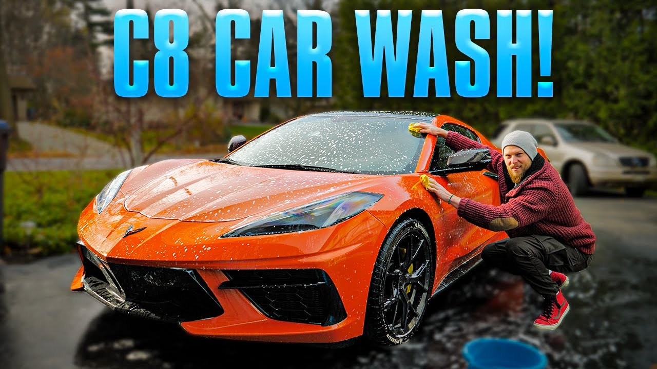 Лучшие советы по ручной мойке Corvette C8 | Избегайте этих ошибок!