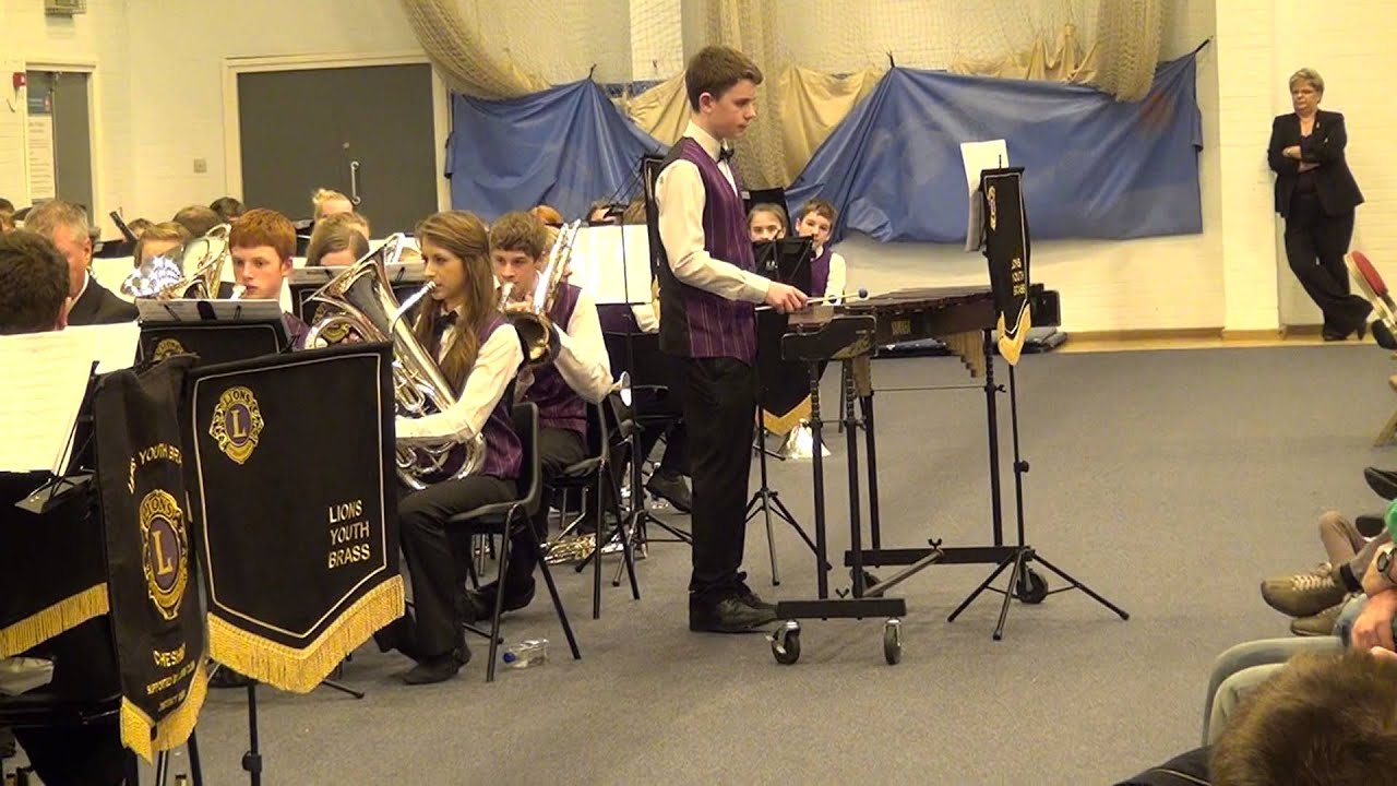 Lions Youth Brass -- On the Track,   Alan Catherall   Xylophone Soloist Matthew Brett