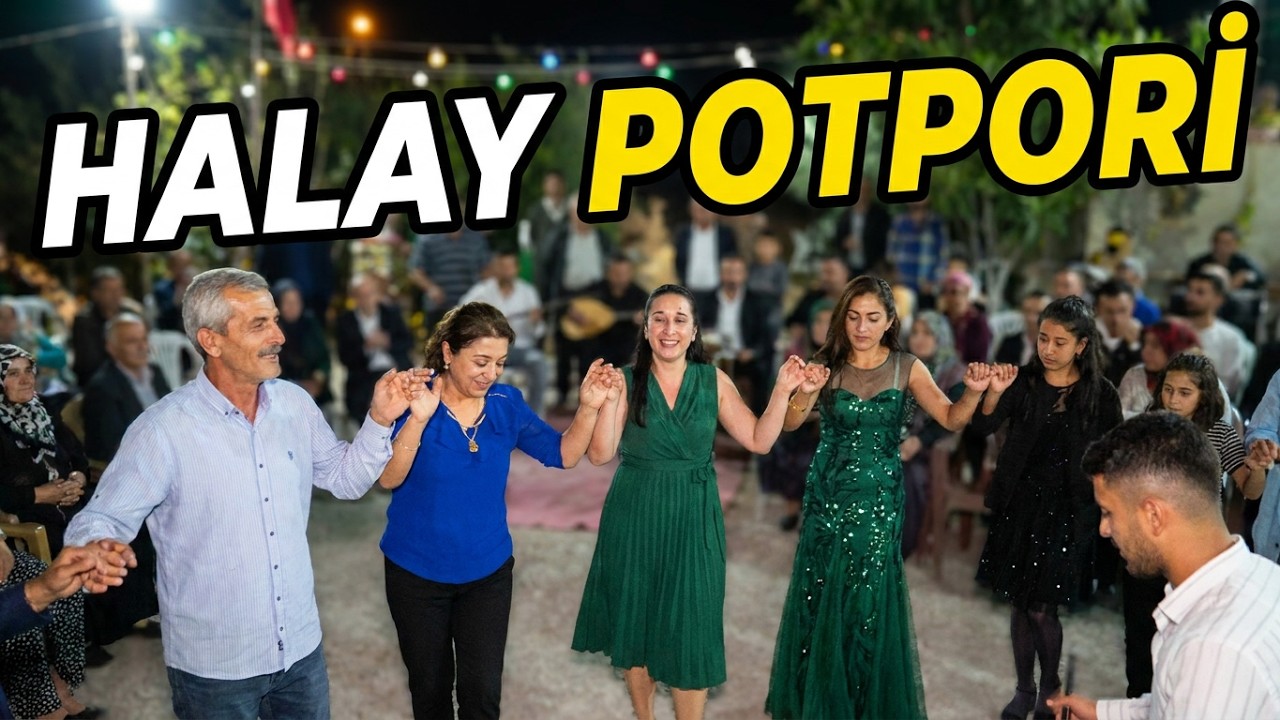 Halay Potpori-Eşarbını Yan Bağlama-Ceney Caney-10 Dk Uzun Versiyon
