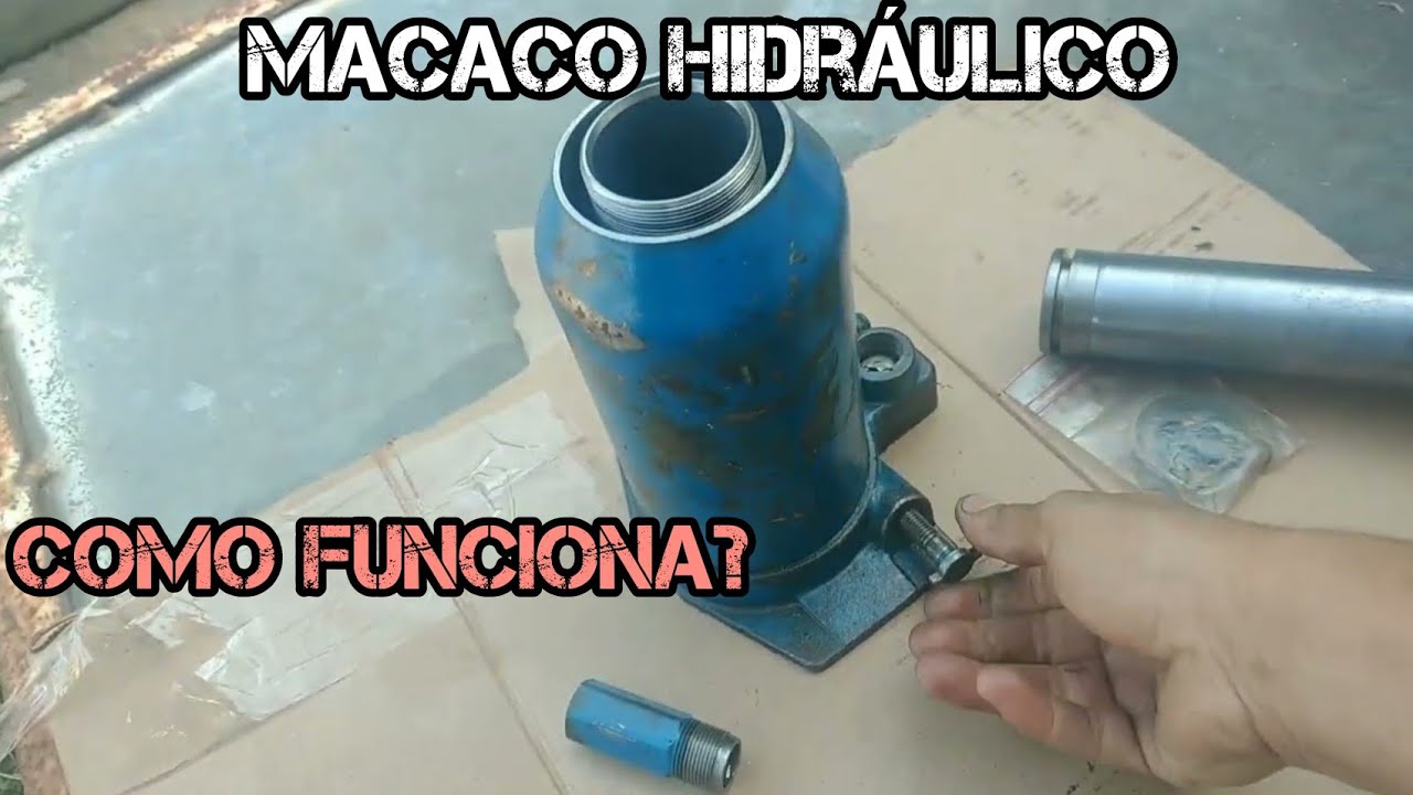 MACACO HIDRÁULICO, COMO FUNCIONA? | Manutenção e teste