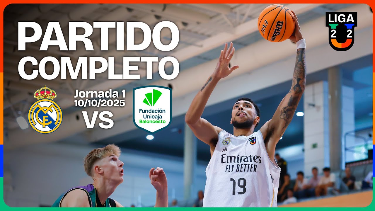 Partido completo:Real Madrid-Unicaja Alhaurín de la Torre | Grupo A | Liga U 2025-26