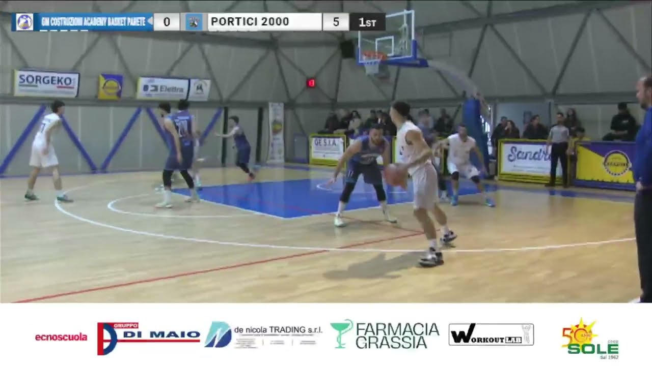 🏀 GM Costruzioni Academy Basket Parete vs Portici 2000 | 05 Aprile 2025 | Partita Completa