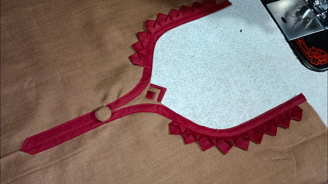 Easy and Beautiful Kurti neck design cutting and stitching