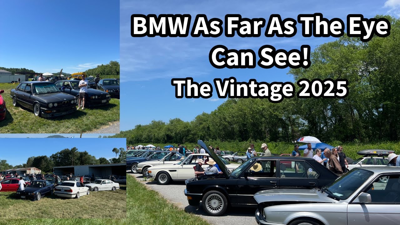 A Tour Of The Largest Classic BMW Show in The World | The Vintage 2025 Coverage | Hendersonville NC