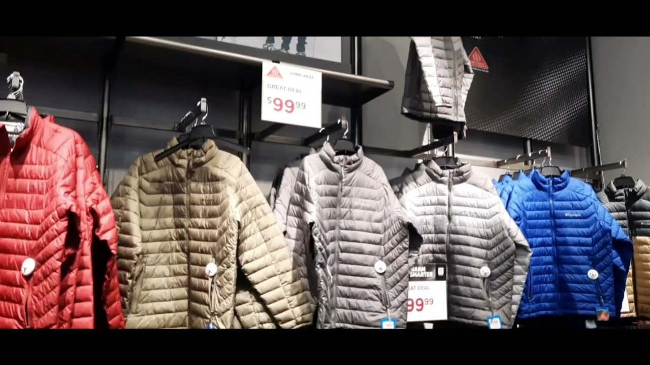Columbia Store. Toko outdoor Gear merk terkenal di Canada dan Amerika