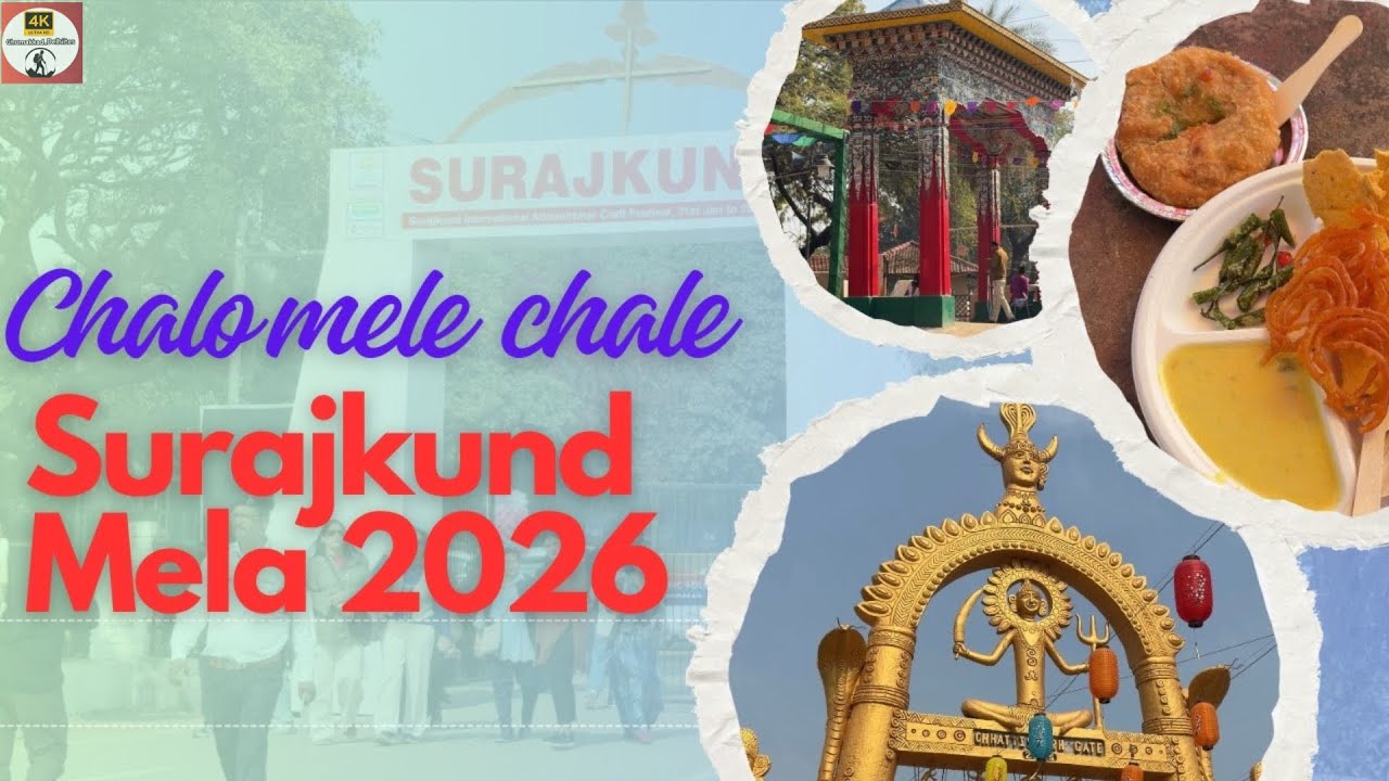 India's story of Art and Heritage- SurajKund Mela 2026. Its time, ticket and famous food stall.
