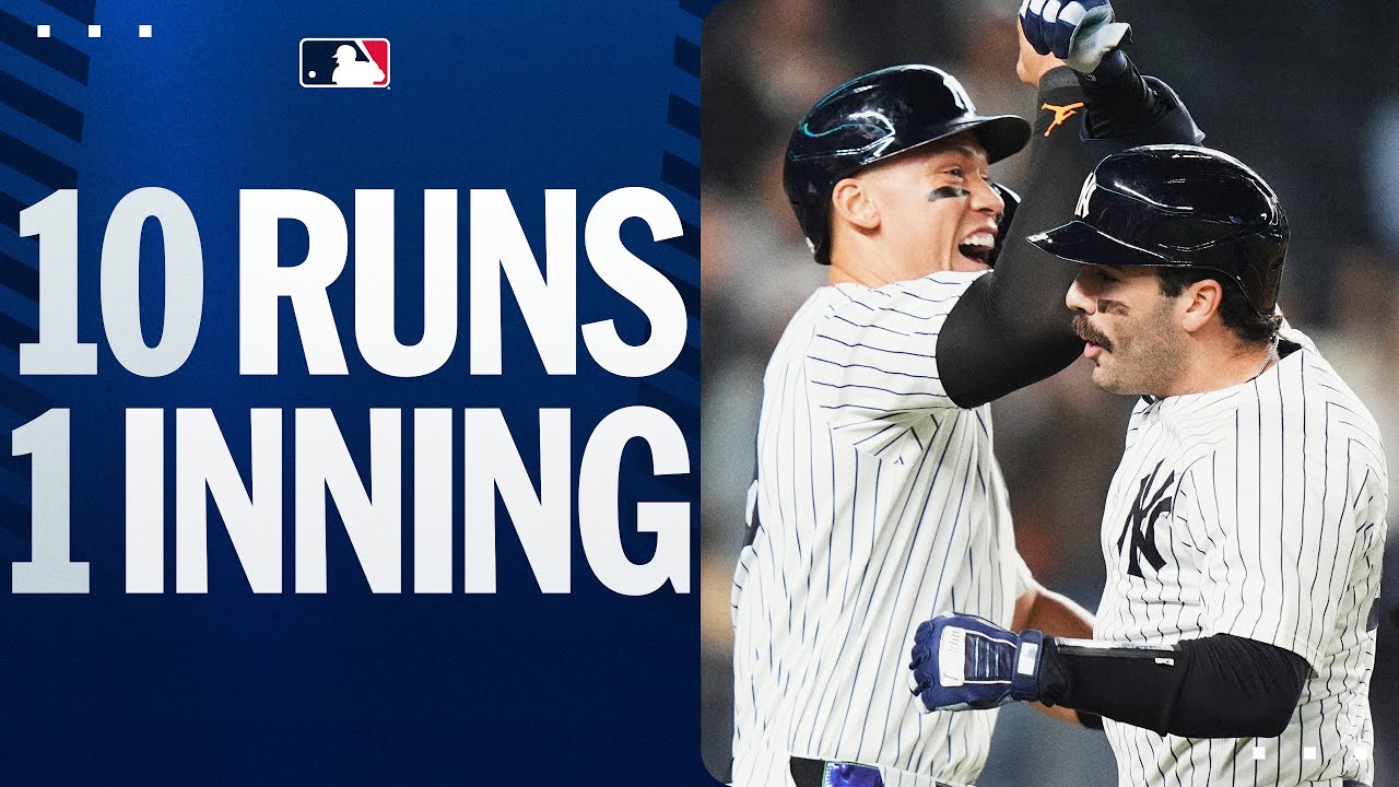 10-RUN INNING: First time Yankees score 10+ in an inning since 2015 🤯